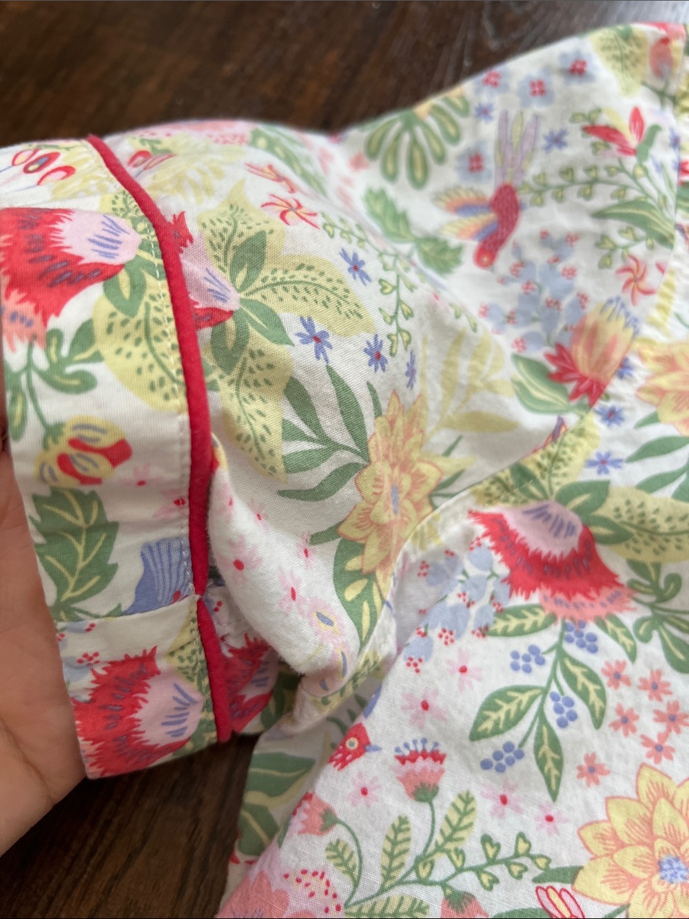 Rare Lands’ End Women’s Poplin Short Sleeve PJ set - Picture 5 of 12